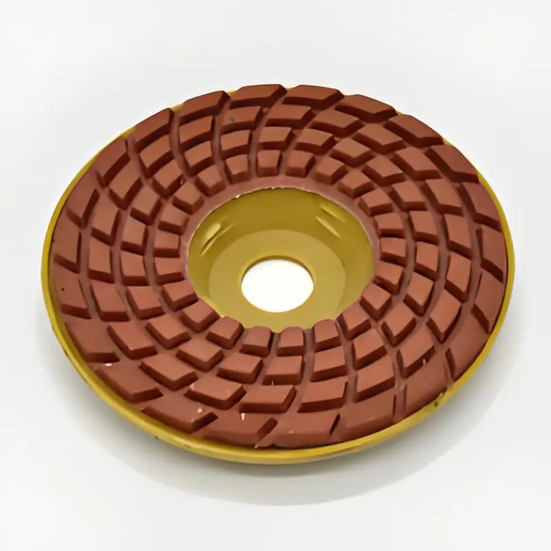 Turbine Wet grinding pad with plastic bracket