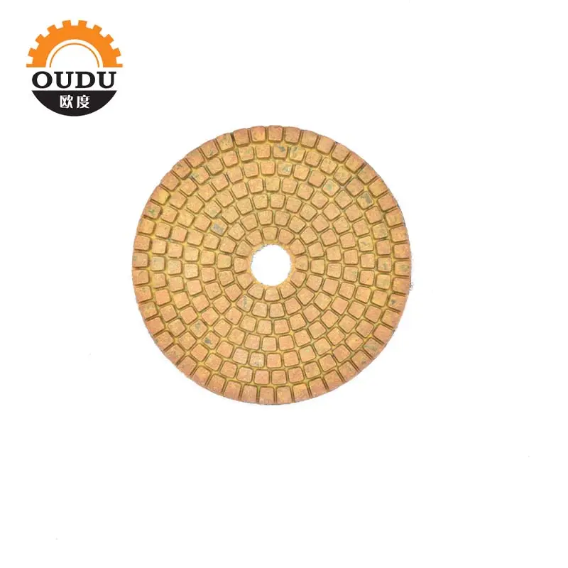 Honeycomb polishing pad with added metal powder