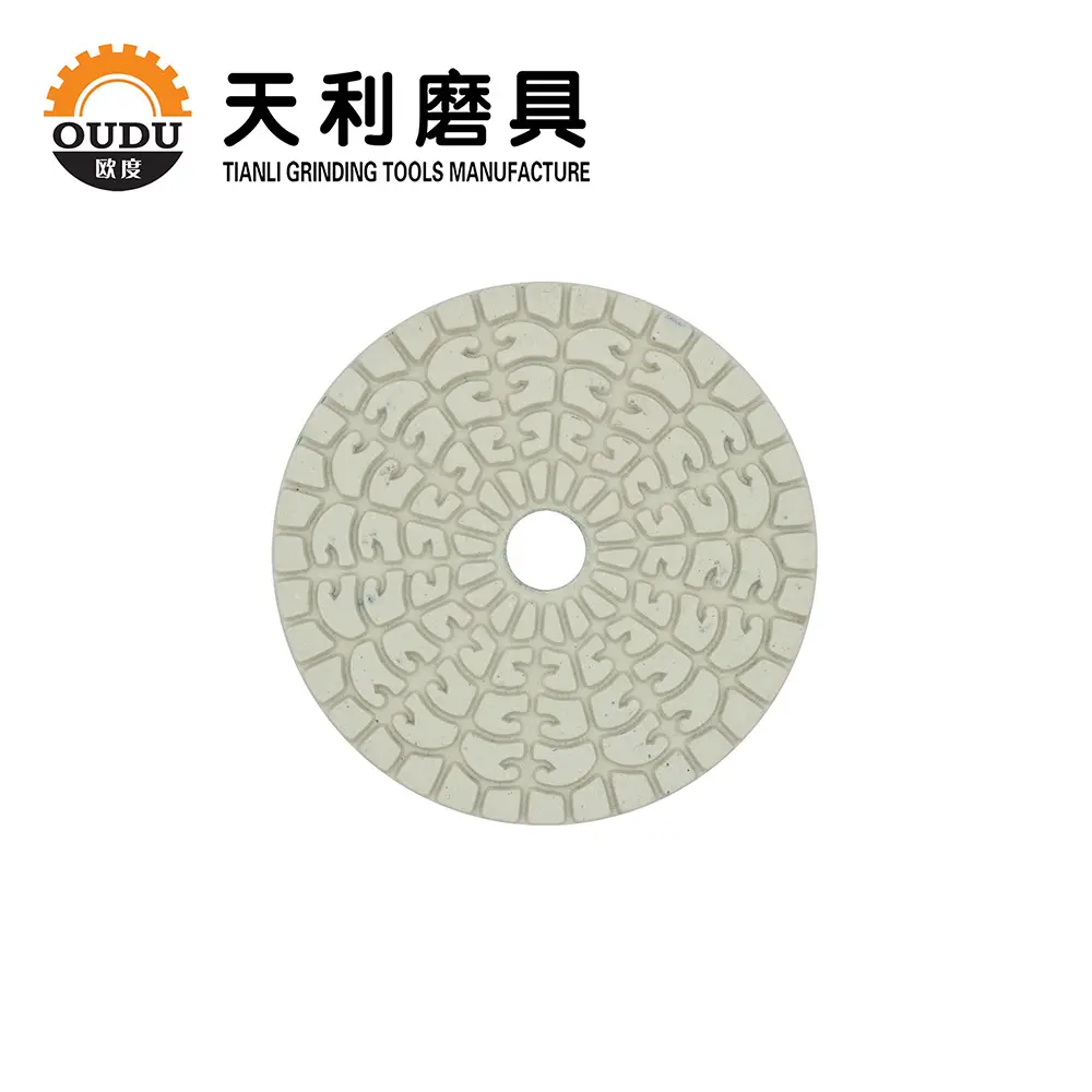 4-Inch 3mm Thick Wave-Pattern Water Grinding Disc