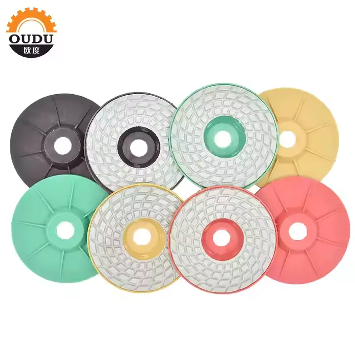 Grinding tool recommendation: OUDO 4-inch turnbuckle integrated polishing pad (with backing pad)