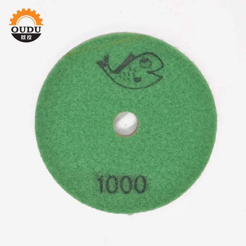 High Quality Diamond Nylon Fiber Sponge Polishing Pad For Cleaning Concrete Stone