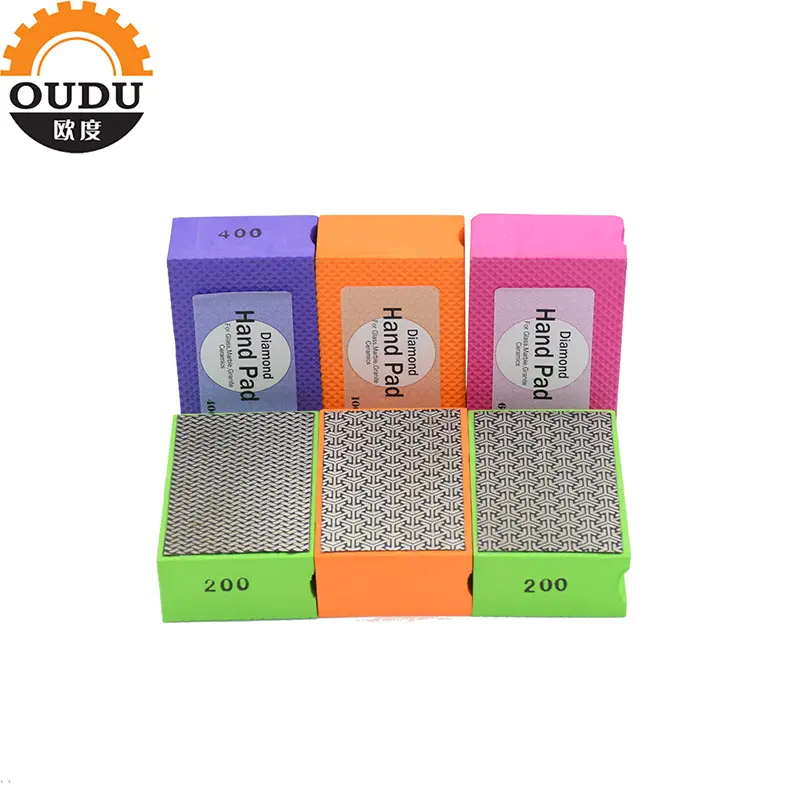 Diamond Sanding Pads Electroplated Diamond Hand Sanding Block for Glass Tiles