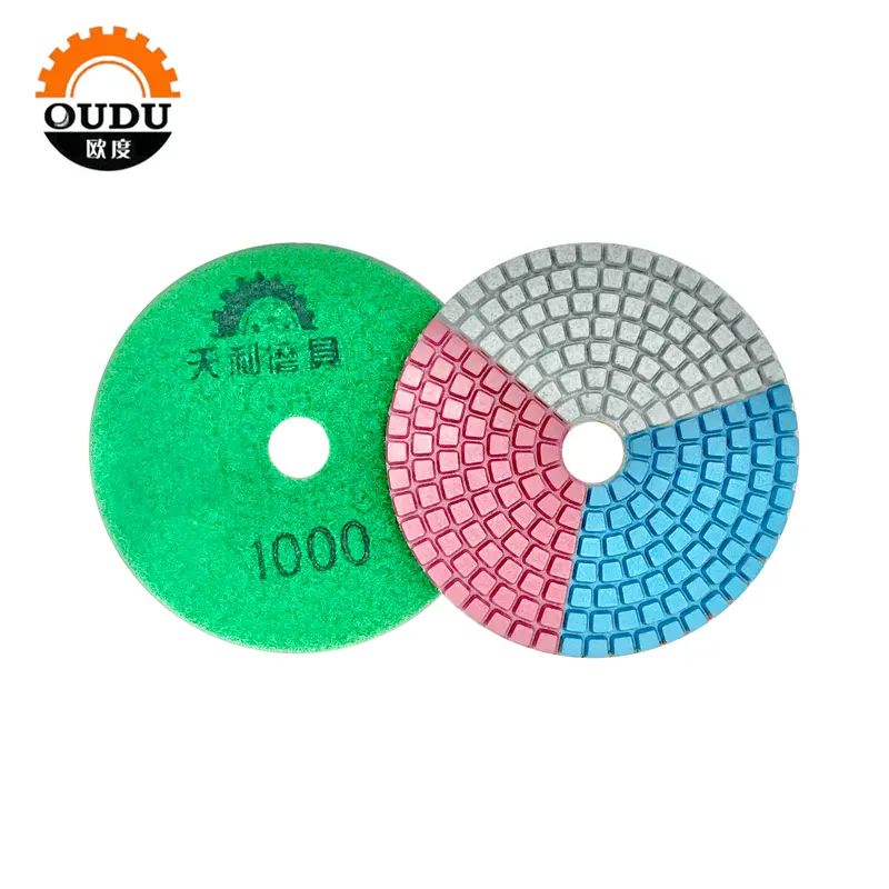 Three Colors Ceramic Resin Polishing Pads