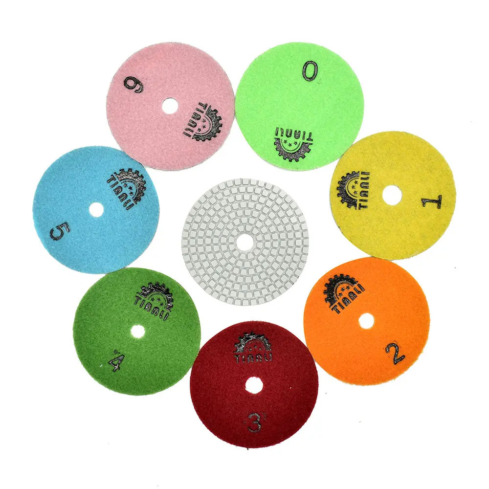 4 Inch Wet Diamond Polishing Pads For Marble Granite