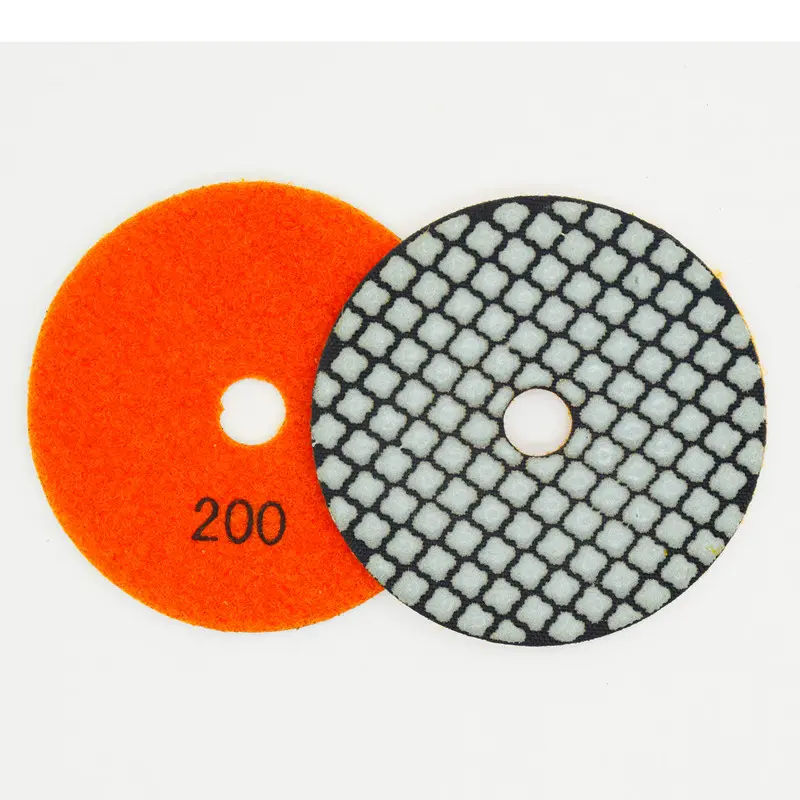 4 inch dry diamond polishing pad