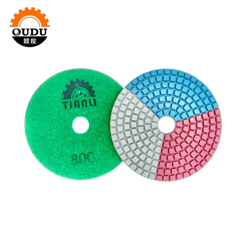 Three Colors Ceramic Resin Polishing Pads