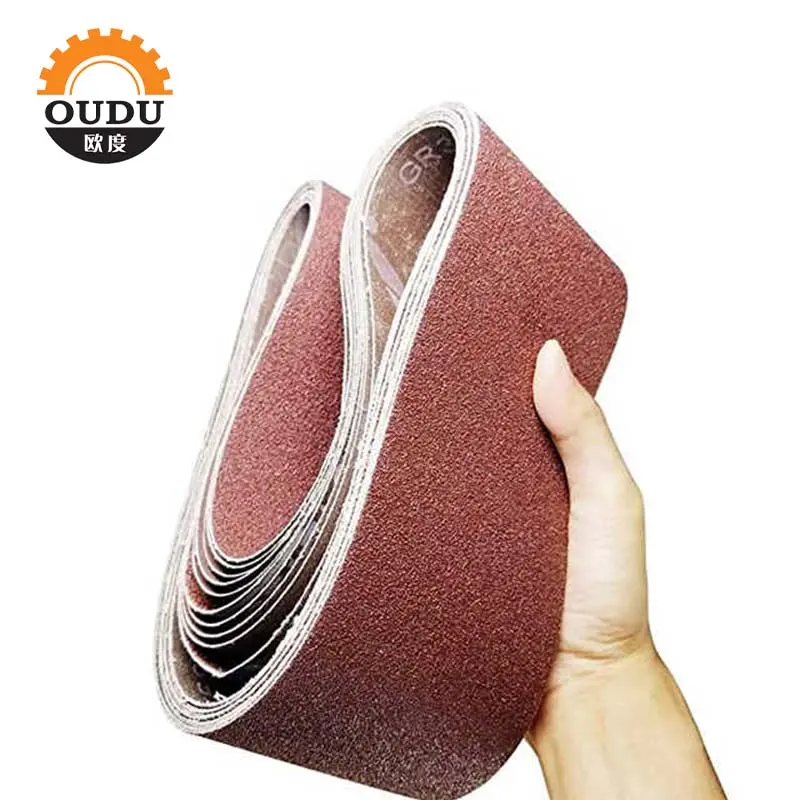 China Manufacturer Price Aluminum Oxide sanding belts abrasive sanding belt