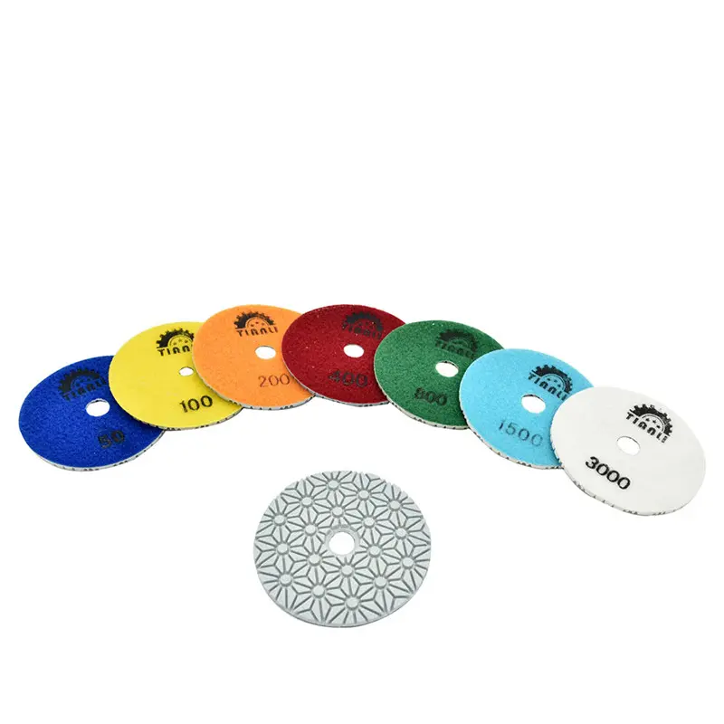 4 inch diamond concrete polishing pad