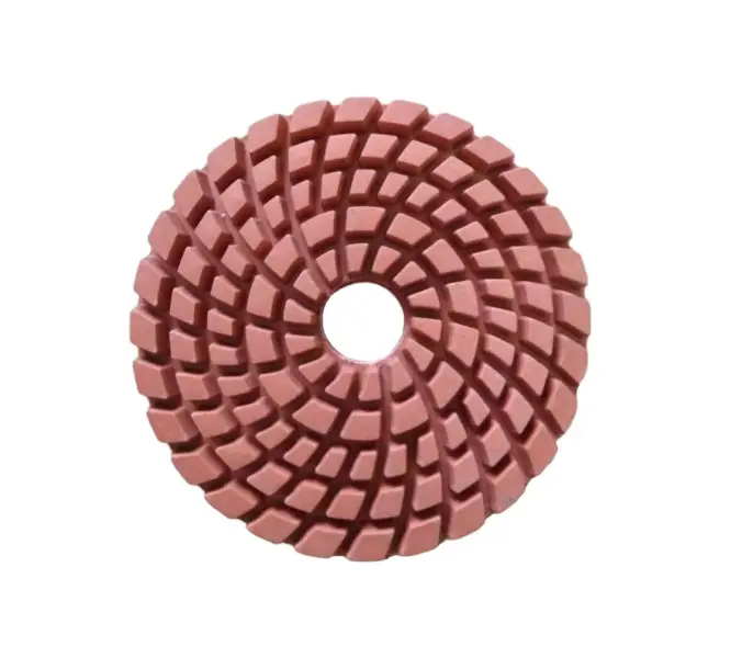 OUDU 4inch 5mm Diamond Floor Polishing Pad for Concrete Grinding Polishing